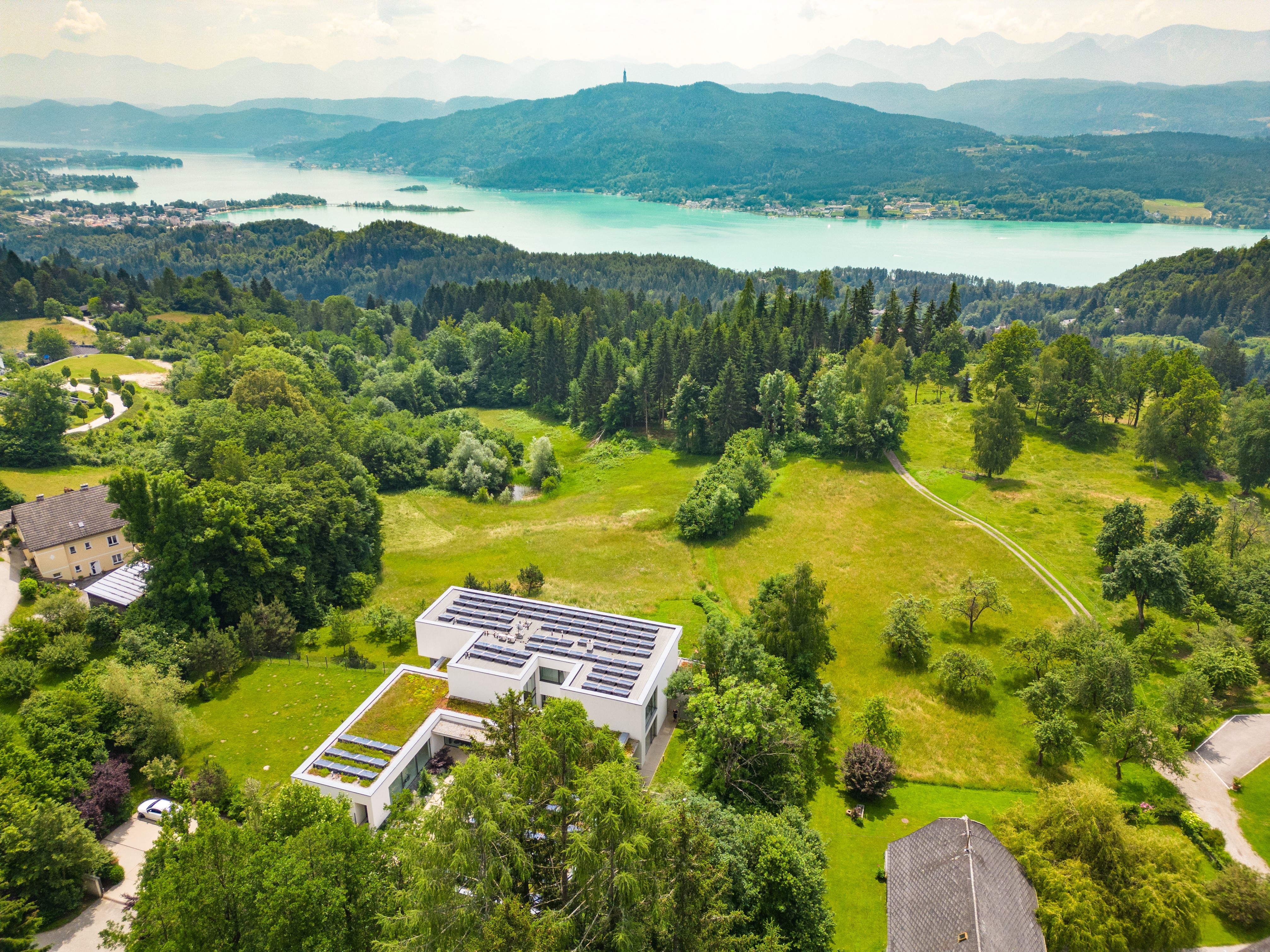 Luxusvilla Trieblach mit Blick auf den Wörthersee