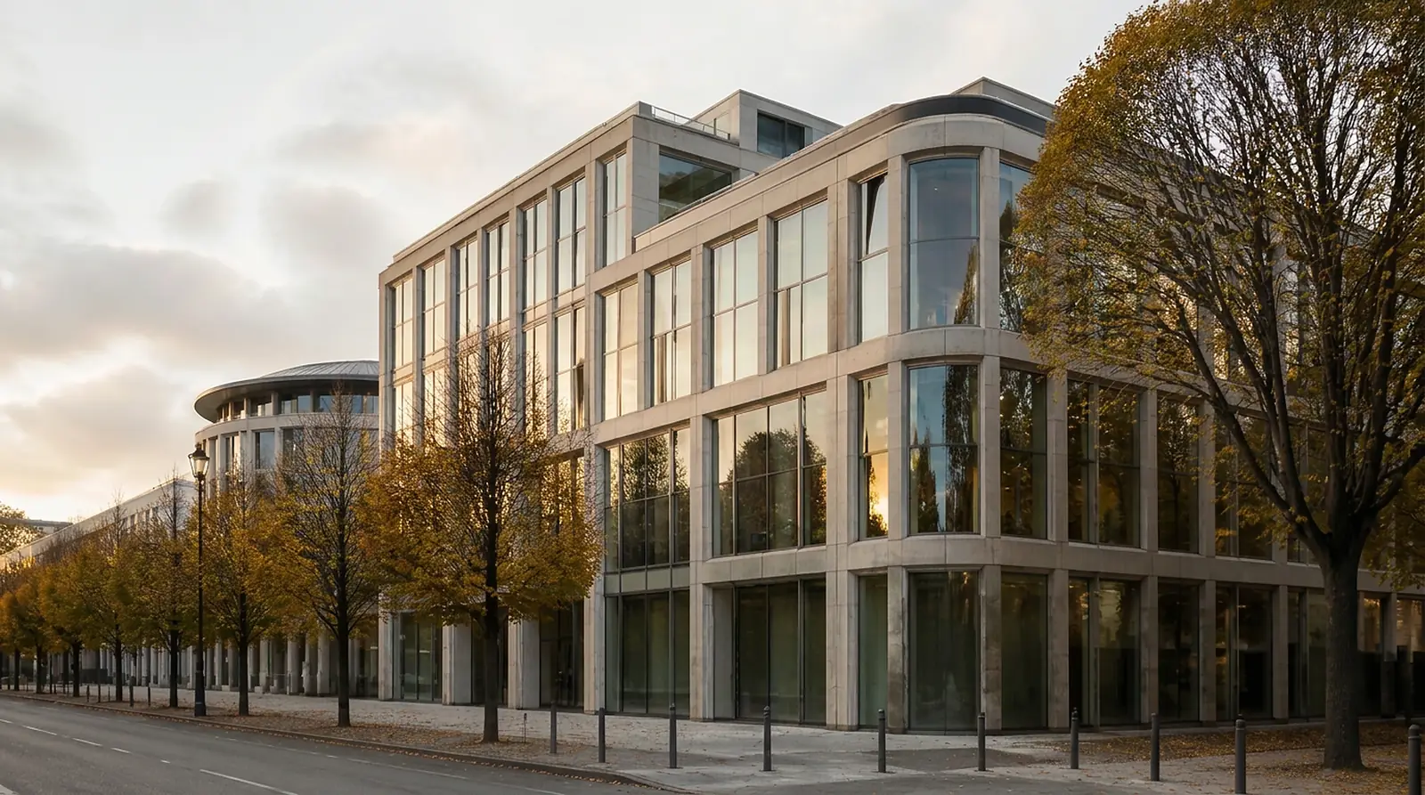 Gewerbeimmobilien – KI-generiertes Symbolbild